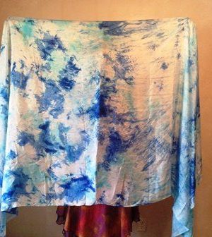 3 in 1 Silk Billow, Flag and Veil - Healing Rain - G.C.