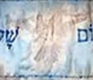 "Shalom" 7' Silk Flag/Billow K.S.