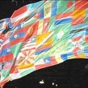 "Breakthrough For The Nations" Silk Flag/ Billow K.S.