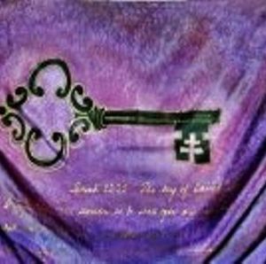 "Kingdom Key on Earth" 3' x 5' Silk Flag/Billow K.S.