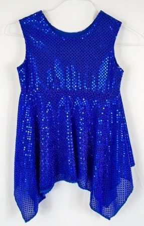 Childs All Sequins Dance Top - NCW-CSDT